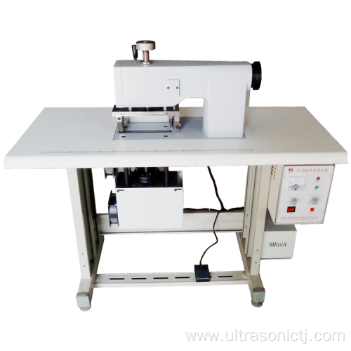Single motor manual 200mm hollow out embossing machine ultrasonic lace stitching machine